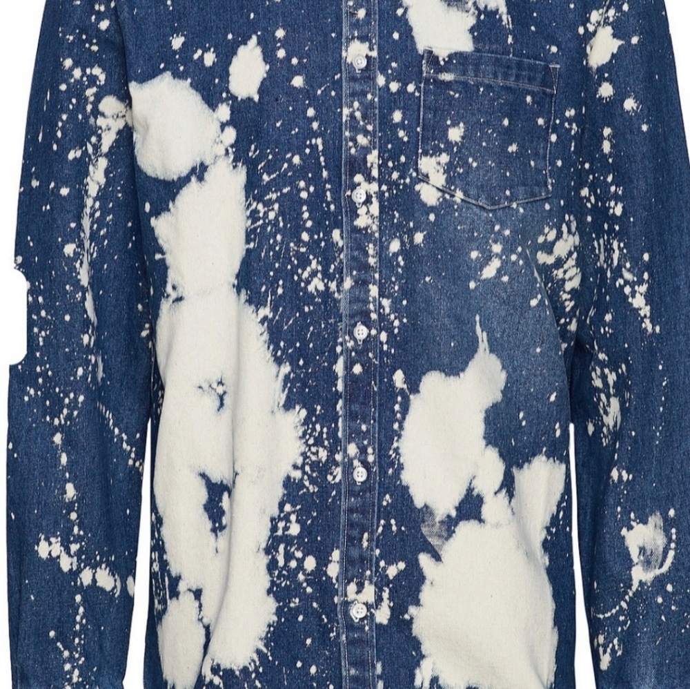 WESC Unisex Denim Long Sleeve